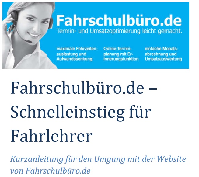 Handbuch Fahrschulbüro.de